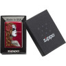 Zippo Classic 28830 — зажигалка, красная глянцевая