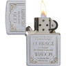 Зажигалка Zippo Classic 28458, стальная матовая